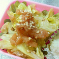 ほりもも's cooksnap of when they made キャベツと梅干しの簡単和え☆.