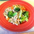 Kiyooyoo's cooksnap of when they made ブッロコリーとひき肉のとろり炒め.