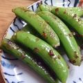ケム's cooksnap of when they made スナックエンドウとアスパラのアンチョビ炒め.