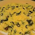 ゆあ**'s cooksnap of when they made カレ-なるひじきオムレツ♪.