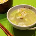 yukanosuke's cooksnap of when they made 鶏のゆで汁で☆スープ.