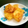 ロゼロゼ's cooksnap of when they made こんがりふんわり フレンチトースト.