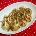 pinkあゆみん's cooksnap of when they made 外カリッ中トロッ☆簡単たこやき.