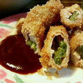 Marrietty's cooksnap of when they made おかんの定番☆野菜豚巻きフライ.