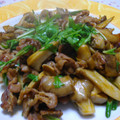 halaoyagi's cooksnap of when they made 豚肉ときのこのケチャップマヨ炒め♪.