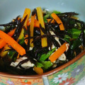 イザリ's cooksnap of when they made ほうれん草とささ身の和風ひじき和え♪.