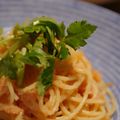 甘夏かん's cooksnap of when they made オリーブオイル明太子スパゲッティ.