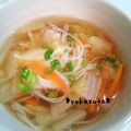 ゆかずと's cooksnap of when they made 白菜消費☆ビーフンのスープ.