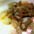 sugarabbi's cooksnap of when they made S炊飯器で牛丼の具.