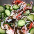 クッキングりな's cooksnap of when they made 簡単！キュウリとカニカマのもずく酢.