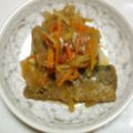 水樹ナナ's cooksnap of when they made さんまの竜田揚げ♪もやし甘酢あんかけ〜.