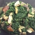 うまかっちゃん☆'s cooksnap of when they made 簡単*＊ほうれん草ときのこのソテー*＊.