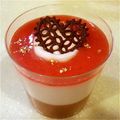 メグミ☆☆'s cooksnap of when they made デコチョコスプーン付　苺とチョコのムース.
