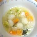 はる◎りな's cooksnap of when they made ☆離乳食後期☆野菜とつみれのスープ.