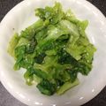 やすおか41's cooksnap of when they made シンプル・簡単なレタス炒め☆.