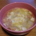 ユカタン＆翼's cooksnap of when they made 白菜とベーコンの食べるスープ.