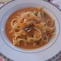華舞蘭's cooksnap of when they made ハムと野菜のトマトクリームパスタ.