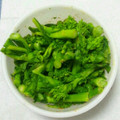 ふりかけマカロニ's cooksnap of when they made 電子レンジで簡単！　菜の花の辛子和え.
