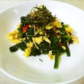 mami323's cooksnap of when they made ほうれん草といり卵の和え物.
