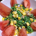 831大好き's cooksnap of when they made わさび菜鰹節からしマヨ和え.