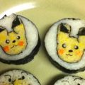 yoyosjc's cooksnap of when they made ピカチュウの恵方巻き.