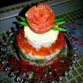 ふたりんご。's cooksnap of when they made お花見・ひな祭りに寿司ケーキ.
