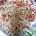 夢魔子's cooksnap of when they made もやしと丸天のポン酢炒め.