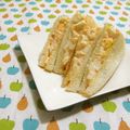 赤い電話's cooksnap of when they made 鮭フレーク卵サンド.