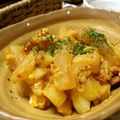 あんべみ's cooksnap of when they made 大根キムチとポテトのスクランブルエッグ.