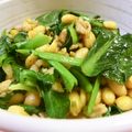 ユミンパス2's cooksnap of when they made 美人COMPANY　小松菜カレー炒め.