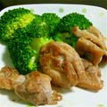 ヒナセナ's cooksnap of when they made 鶏もも肉の生姜焼き⁇.