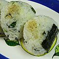 ドージュ's cooksnap of when they made 青しそチーズしらすのおにぎり.