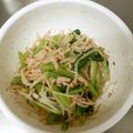 haru33's cooksnap of when they made ■糖質制限■小松菜もやし卵ごまあえ簡単朝.