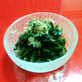 maki554's cooksnap of when they made 超簡単！ほうれん草の練りごまあえ.