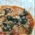 HEART製作所's cooksnap of when they made 簡単☆ほうれん草のトマトリゾット.