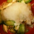 なりたんあきたん's cooksnap of when they made 鯵干物☆さっぱりおろし和え.