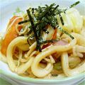mi0325's cooksnap of when they made 焼きうどん＠味噌あじ.