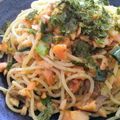 みゅー茶's cooksnap of when they made 焼き鮭のマヨ醤油スパゲッティ.
