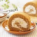 patisier's cooksnap of when they made バナナとモカチーズクリームの珈琲ロール.