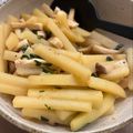 cacheee's cooksnap of when they made じゃがいもとエリンギの大葉バター醤油炒め.