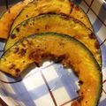 noruri's cooksnap of when they made かぼちゃスライスのバター風味焼き.