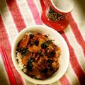 rikacoco88's cooksnap of when they made 保育園の鶏ときのこのバジル丼.
