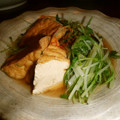 zhengui537's cooksnap of when they made 水菜と厚揚げの　あっさり煮.