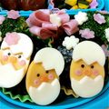 ママは美人です's cooksnap of when they made 簡単キャラ弁当☆チーズでひよこ＆ニワトリ.