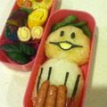 音まま's cooksnap of when they made キャラ弁♡なめこ探偵.
