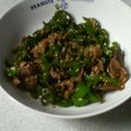 えつエツ's cooksnap of when they made ピーマンと牛肉の甘辛炒め.