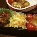 Ｐ子ママ's cooksnap of when they made お弁当にも！里芋明太チーズ焼き.