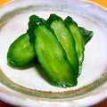 ほしぱん's cooksnap of when they made 我が家の☆甘め『きゅうりのからし漬け』.