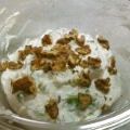 ♪cow♪'s cooksnap of when they made オクラと豆腐の胡桃クリームチーズ和え.
