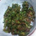 minao2318's cooksnap of when they made 大根葉のふりかけ.